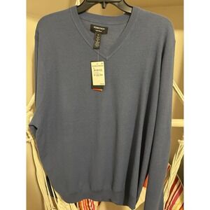 Men's‎ Nordstrom Tech-Smart Crewneck Sweater, Size XL-Blue Angelite NWT